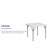 Bi-Fold Plastic Banquet and Event Folding Table with Carrying Handle
