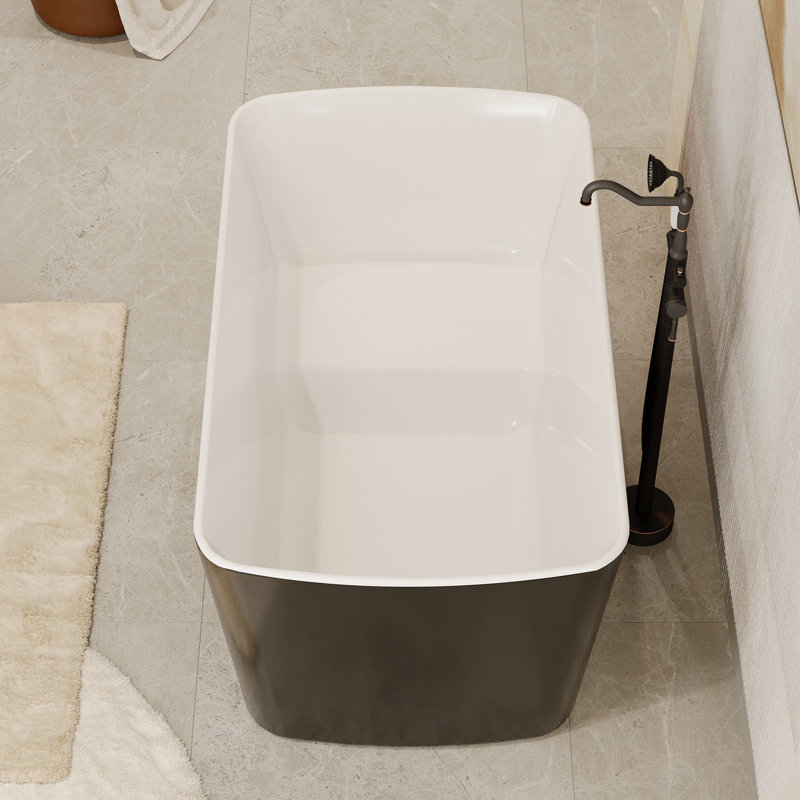 Baignoire de trempage en acrylique autoportante 43 po Glendale