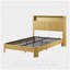 Structure de lit double à lattes pleine grandeur avec rangement, ports de charge intégrés et conception en forme de vague pour les chambres à coucher modernes-885718045-885718044