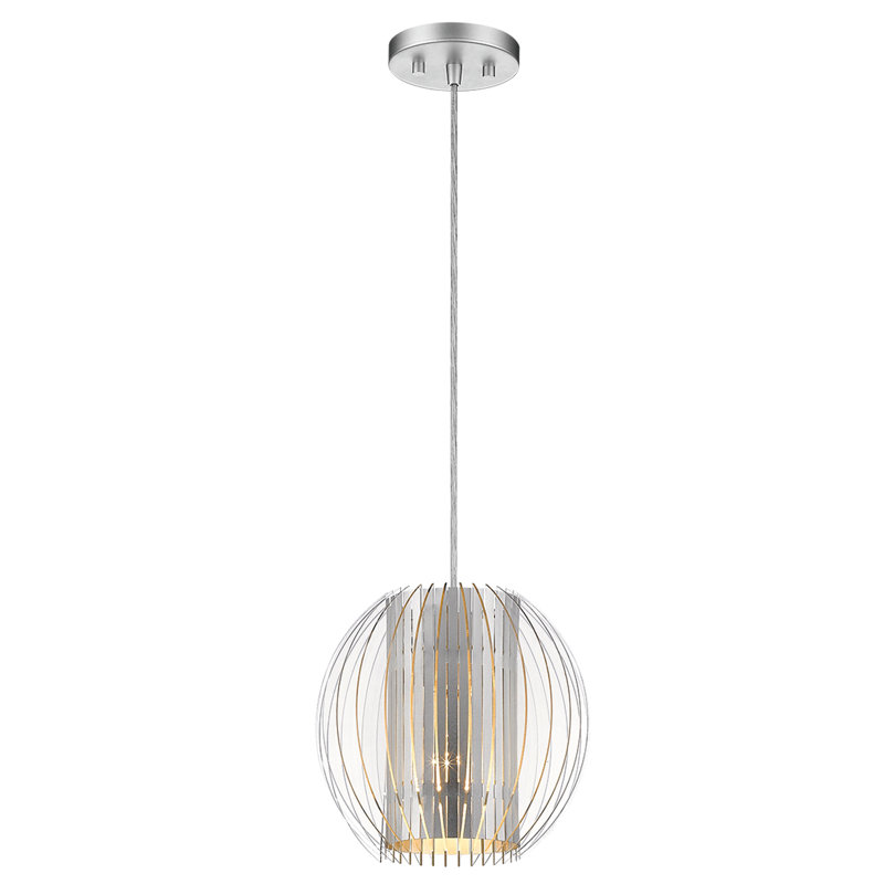 Luminaire sphère suspendu 1 lumières simple Mcginn