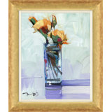 The Glass Vase Painting by Joseph Mota