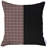 Houndstooth Divided Faux Leather Throw Pillow-111301588-111301587