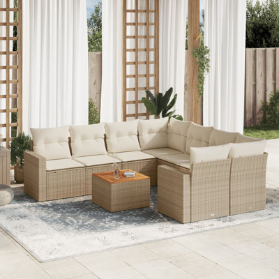 Ensemble de canapé de jardin Vidaxl