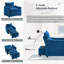 Canapé convertible 3-en-1 Ayvion-1422518112
