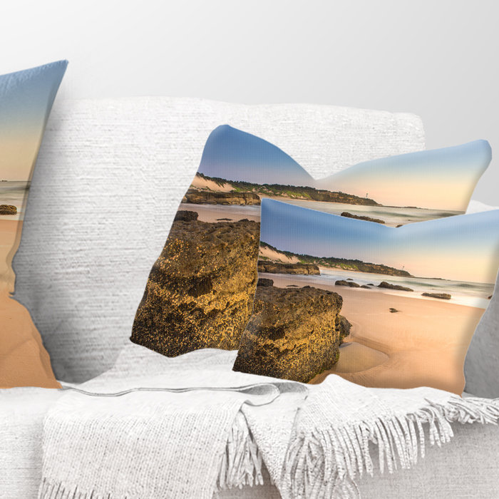 Oreiller en mer de mer norah à la tête rocky, Rectangle 12 po x 20 po