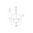 Ben 8 - Light Dimmable Globe Chandelier