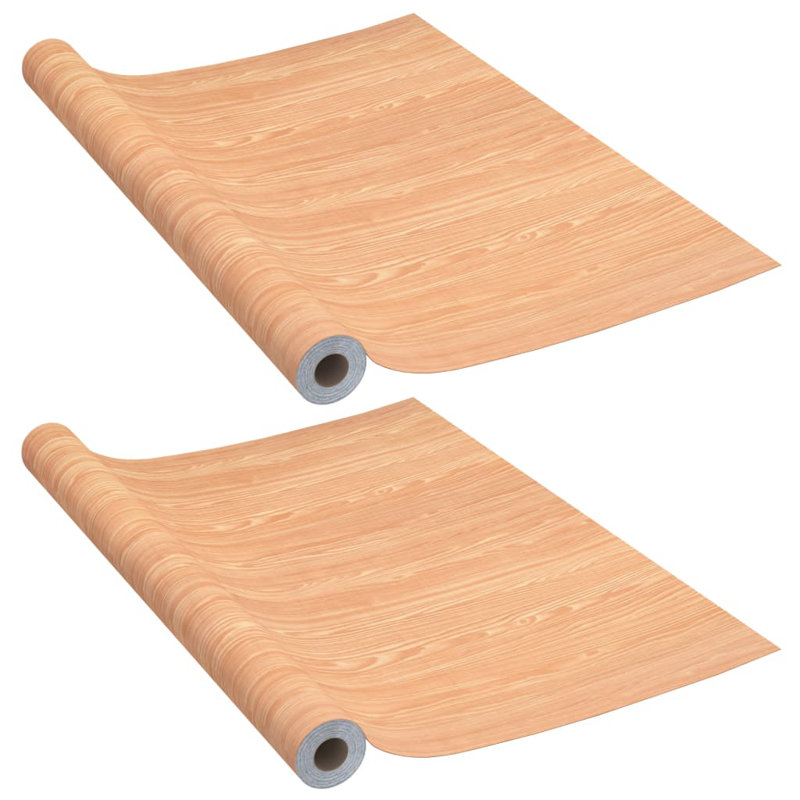 Pellicules de porte auto-adhésives en bois blanc 82,7 po x 35,4 po Ebern Designs Ebern Designs, Érable (?)