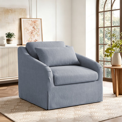 Fauteuil surdimensionné avec accoudoirs l 35 po