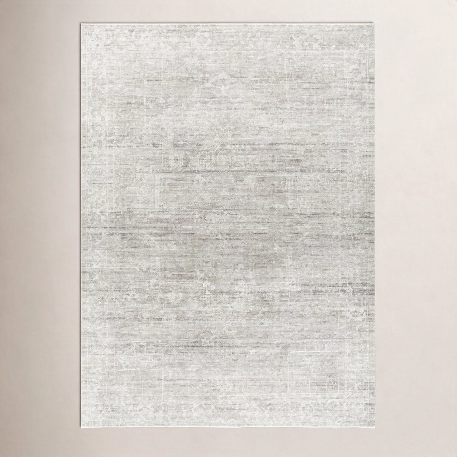 Galey Alix x Livabliss Collins Avenue Abstract Rug, Gray, Rectangle 9'1" x 12'