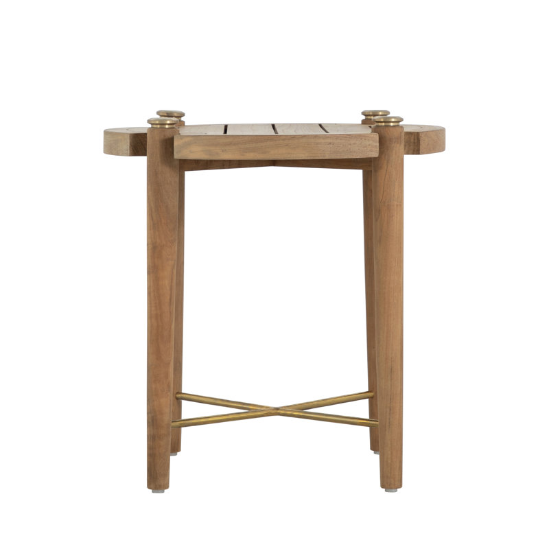 Pacifica Outdoor Round Teak Side Table