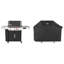 Genesis Weber 3 - Burner Free Standing 39000 BTU Gas Grill with Side Burner and Cabinet 2 Piece Set-67867203-67867205