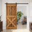 Porte de grange à panneaux et en bois avec quincaillerie d'installation-49249347-87953032-87953085