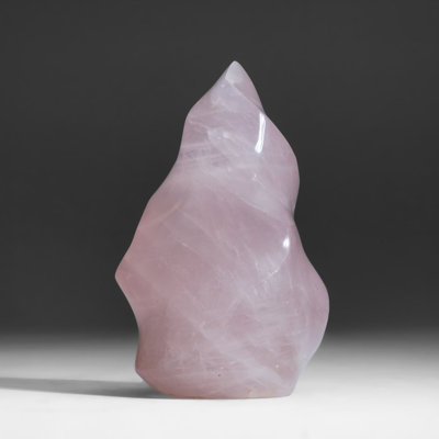 Polished Rose Quartz Flame Freeform from Brazil (2 Lbs)