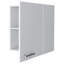 Armoire murale blanche à 1 porte - Améliore les petits espaces, l'espace compact moderne et fonctionnel - avec un entretien facile-1605308509