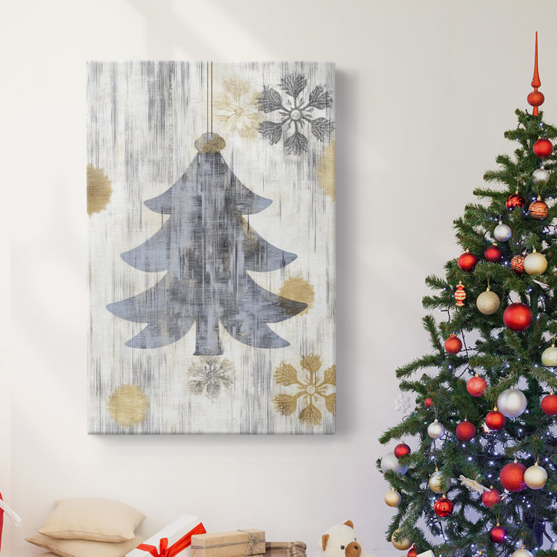 Art des Fêtes de Noël - Toile tendue avec châssis CCLXV III, H 27 po x l 18 po