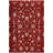 Dorn Oriental Handmade Hand-Knotted Rectangle 8' x 9'10" Wool in Red