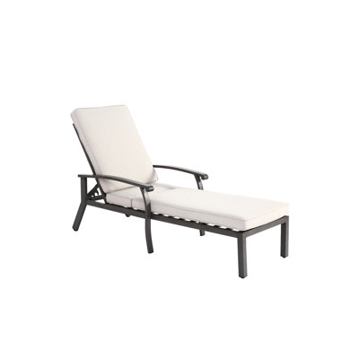 Chaise longue en fonte d'aluminium