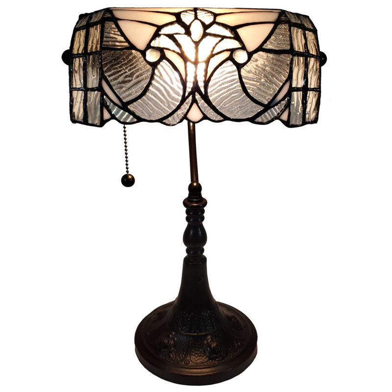 Odilia Resin Bankers Lamp