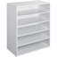 Organisateur empilable à 5 tablettes, blanc
