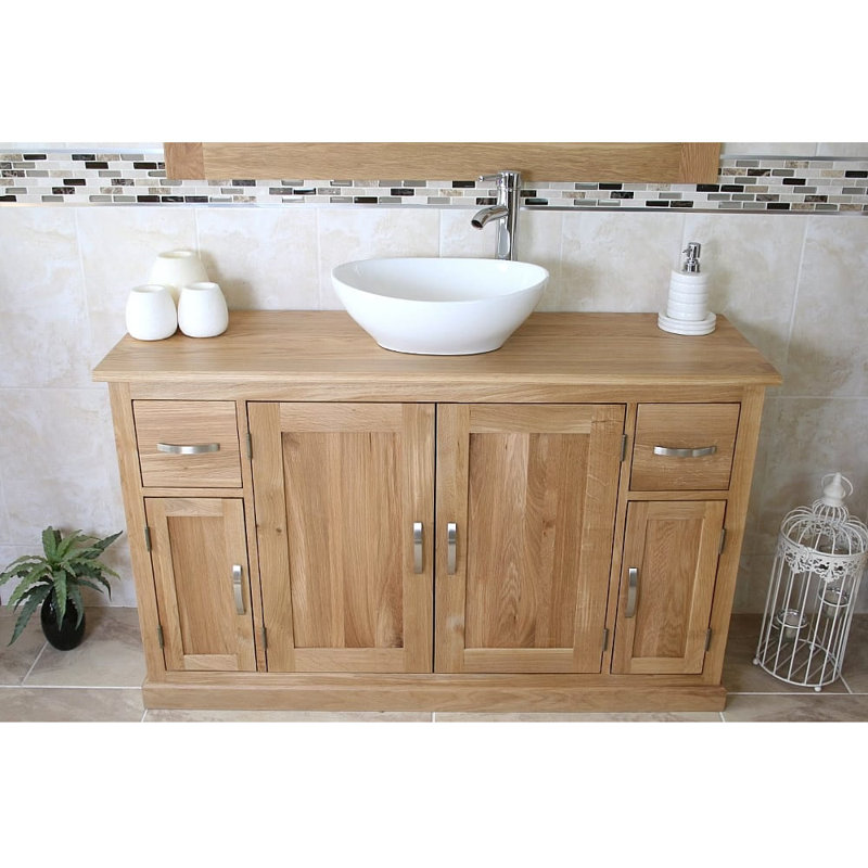 Eckert 1230mm Single Bathroom Vanity with Vessel Ceramic Basin