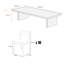 Ensemble de grande table de salle à manger et chaises pour 10 personnes en bois massif-209235979