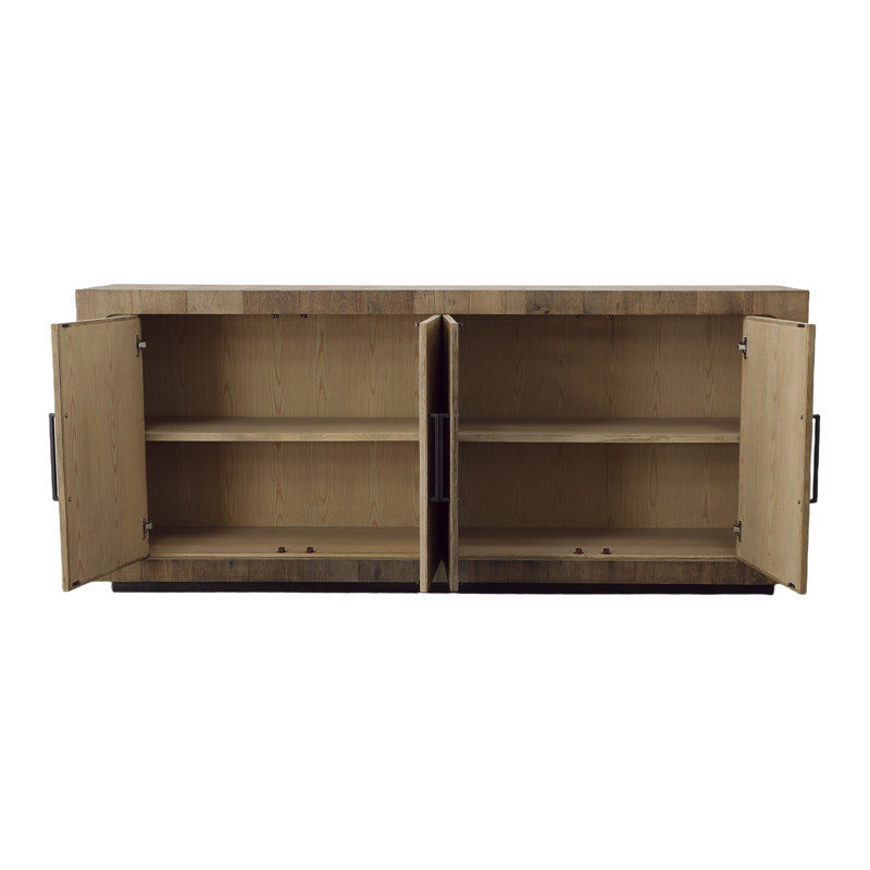 Buffet en bois de chêne de 84,25 po Wintrud
