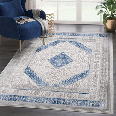 Tapis persan traditionnel crème REG190A