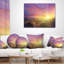 Oreiller scintillant au coucher du soleil Photography