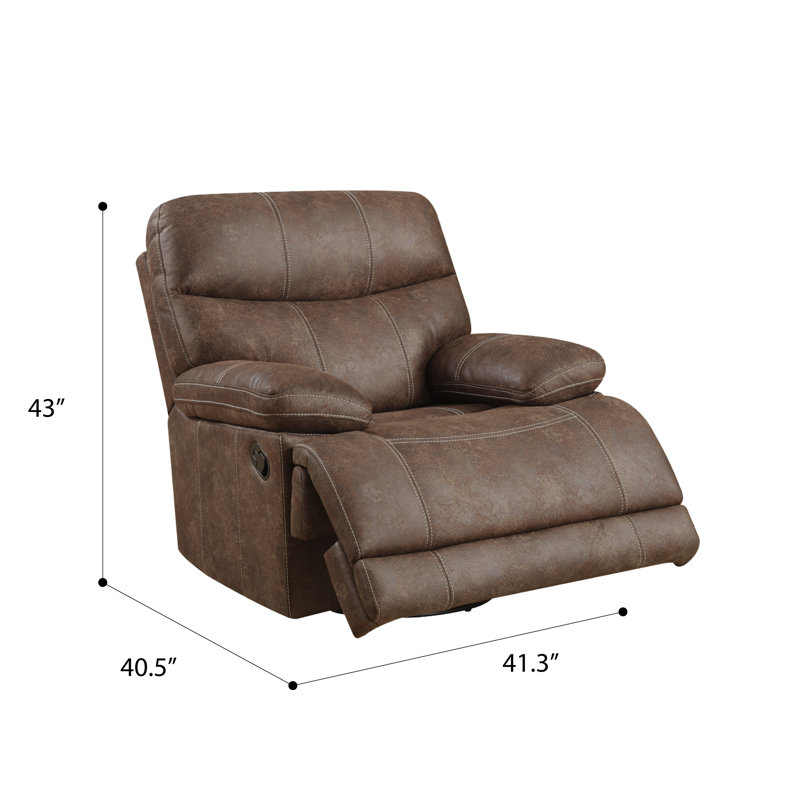 Fauteuil inclinable manuel oscillant standard de 41,3 po Rikki
