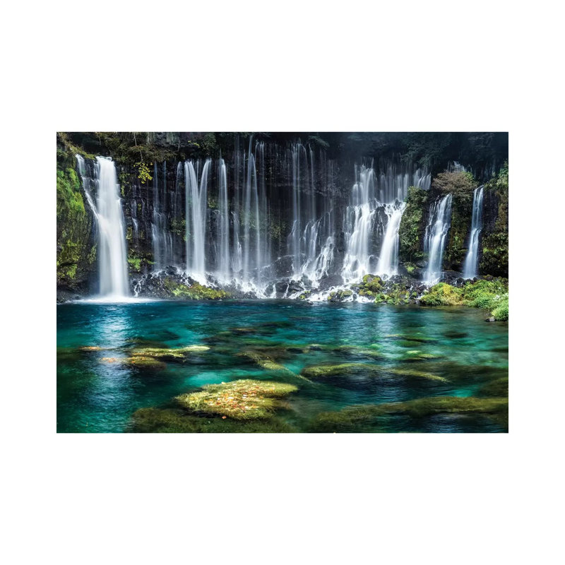 Shiraito Falls by Jan Becke - Wrapped Canvas Print, 66.04 cm H x 45.72 cm W x 1.91 cm D