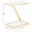 Oxendine Glass Top End Table-1305254070