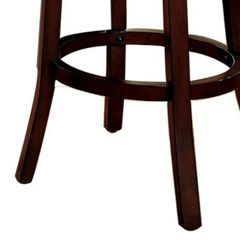 Tabouret de bar et de comptoir Kaelia Millner, Noir, Tabouret de comptoir (siège d'une hauteur de 24 p