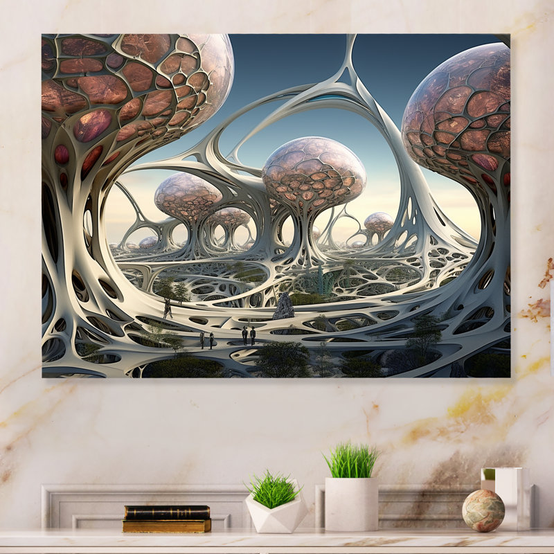 Architectural Dreamscape, H 24 po x l 32 po x P 1 po