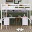 Lit mezzanine double avec tiroirs Jaquela Kids-943325447