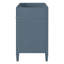 Armoire de meuble-lavabo moderne 30 po sans lavabo supérieur Indigo - base en bois massif avec 2 tiroirs et rangement escamotable
