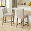 Tabouret de comptoir rembourré Brinley-106408916