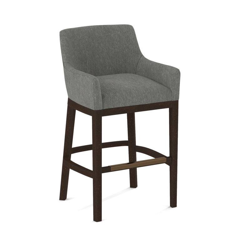 Upholstered Stool, Espresso, 61597-75