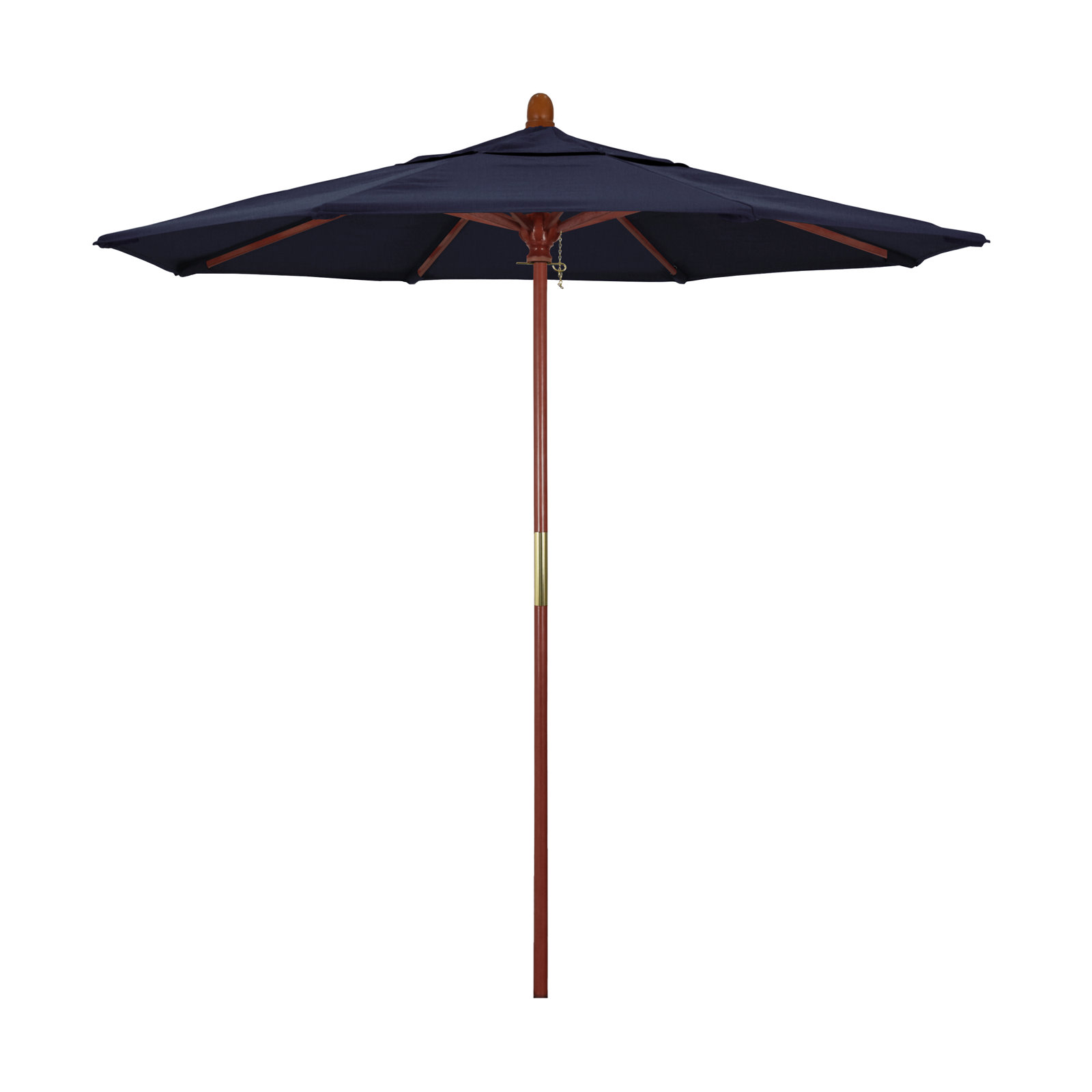 Manford 90'' Outdoor Umbrella, Navy Blue- Olefin