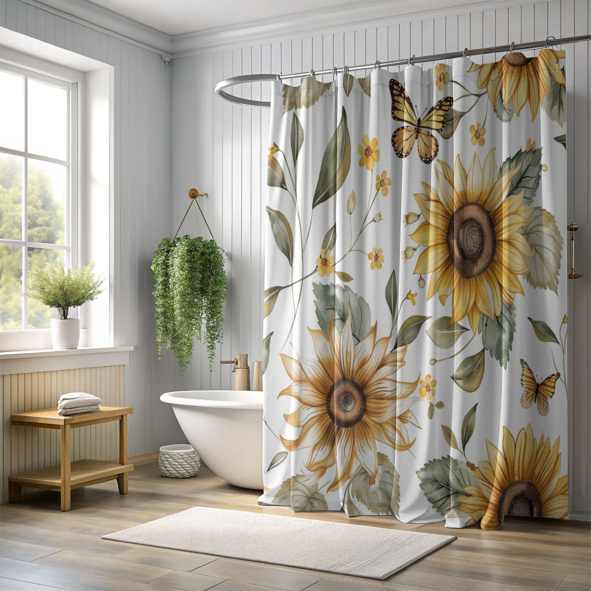 Freedom Flutter Shower Curtain NCU0DQQ0308