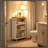 Bathroom Cabinet with open shelf storage