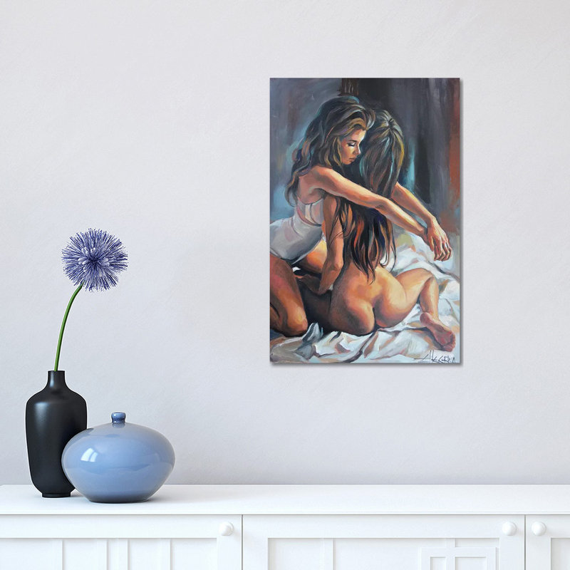 Distance 1 Piece Painting on Canvas, 45.72cm H x 30.48cm W x 1.91cm D, Wrapped Canvas