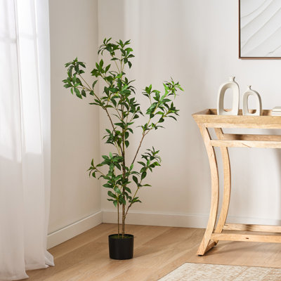 120Cm Artificial With Leaves - No Watering, , 47.2" H, , Improves Home Atmosphere Tree Watering Hassle, , Decorates Beautifully