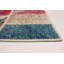 Tapis unique en laine noué à la main style Kosak des années 2010 de 5 pi 10 po x 7 pi 7 po brun / gris Kosi