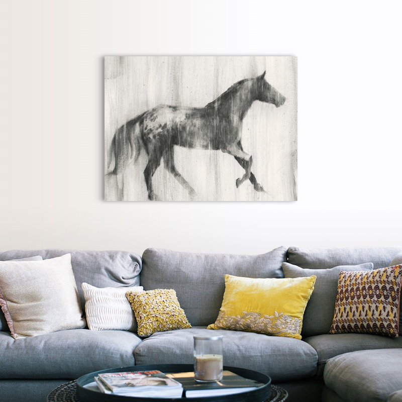 Art mural Appaloosa Study I, H 36 po x l 48 po x P 1 po, Toile tendue