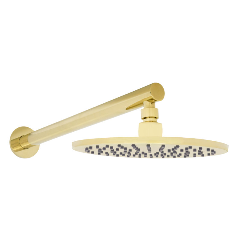 Complete Shower System with Rough-in Valve, Polished Gold