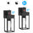 Smart Security Black Motion-Sensor Wall Lights For Your Outdoor Space 2-Pack-843464467