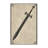 Machine Washable Barnesville Medieval Longsword Traditional Rug in Beige – Gray Binding-1159267427