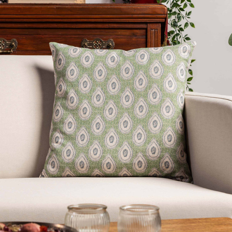 Geometric Cushion, 43x43cm, Feather filled