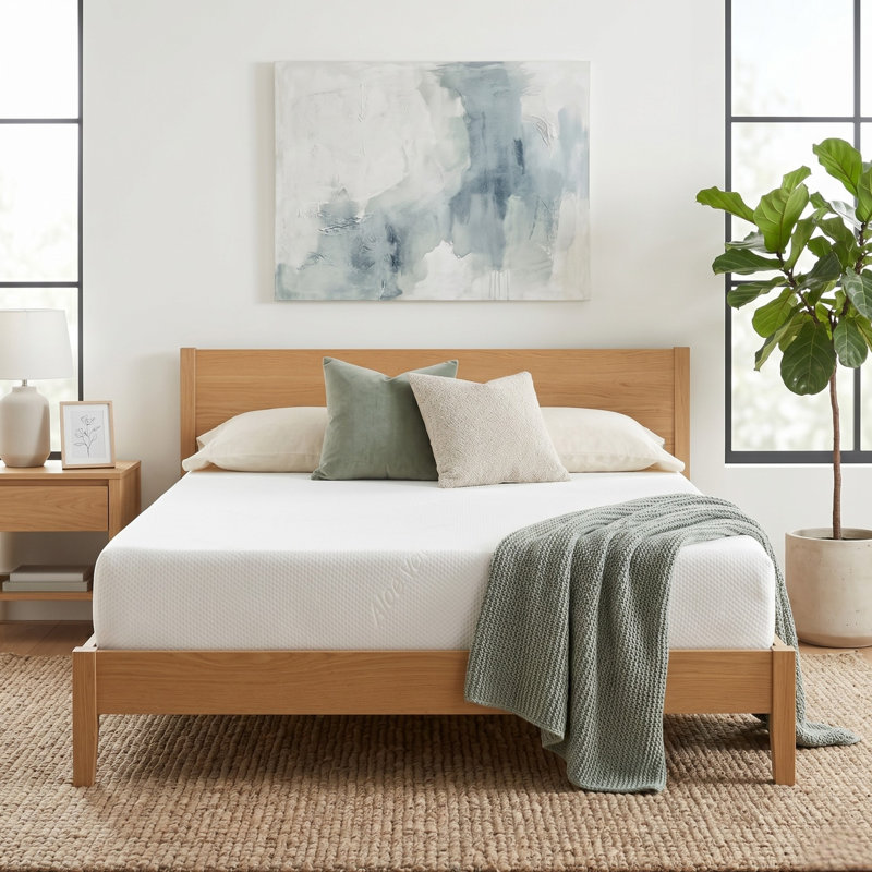 Fritch 10 in. Gel Memory Foam King Mattress in a Box, King, 10"