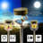 Butterfly Jar Black Solar Powered Integrated LED Glass Pathway Light Pack